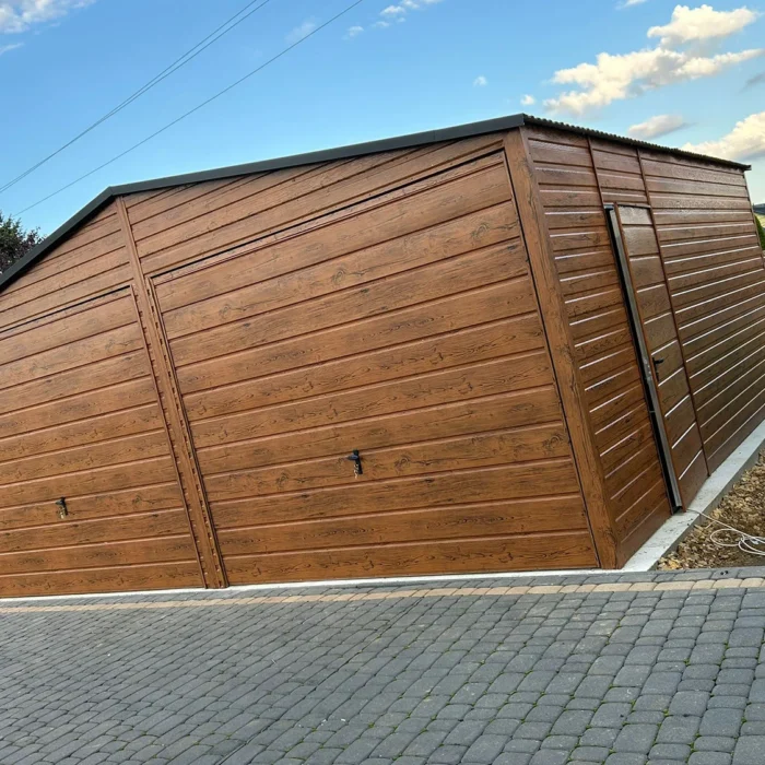 Garaż blaszany 6x5,8 Podwyższony