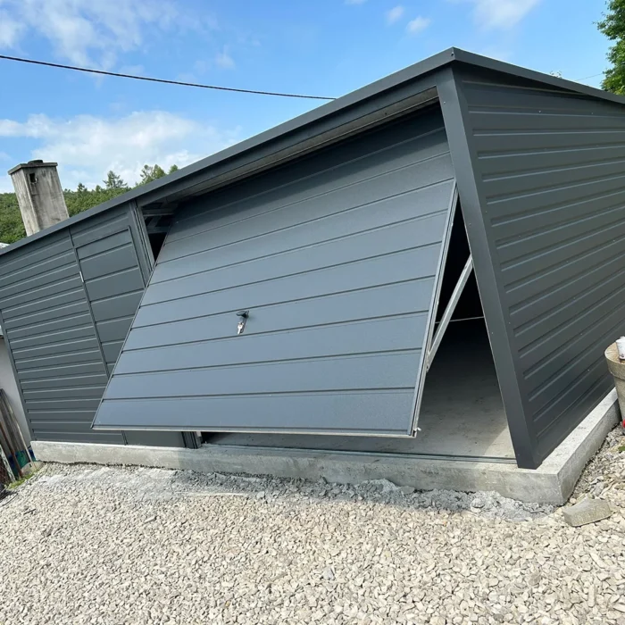 Garaż blaszany 6x5 Antracyt 7016