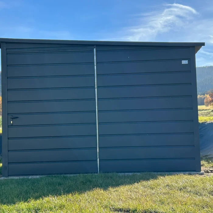 Garaż blaszany 3x4 Grafit 7016